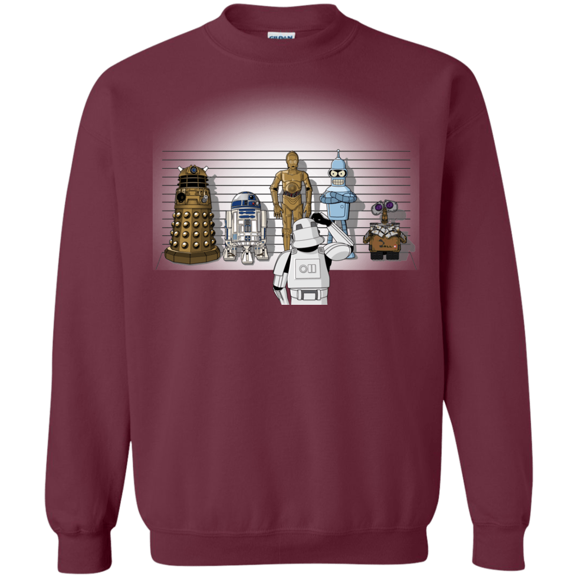 Sweatshirts Maroon / Small Are These Droids Crewneck Sweatshirt