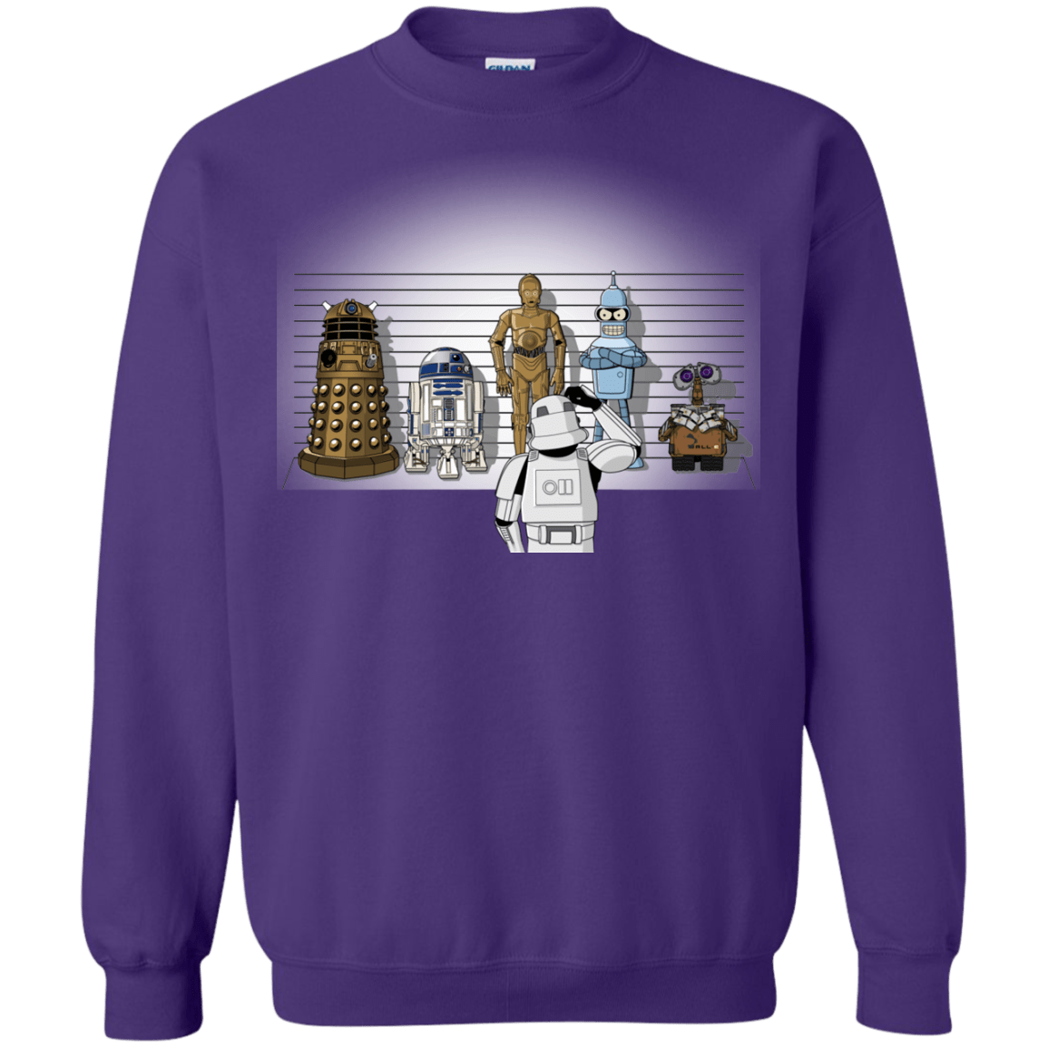 Sweatshirts Purple / Small Are These Droids Crewneck Sweatshirt