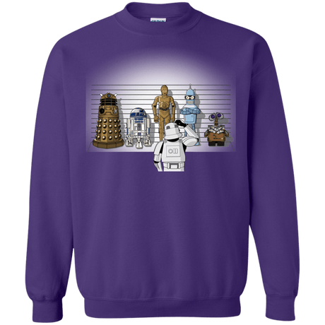 Sweatshirts Purple / Small Are These Droids Crewneck Sweatshirt