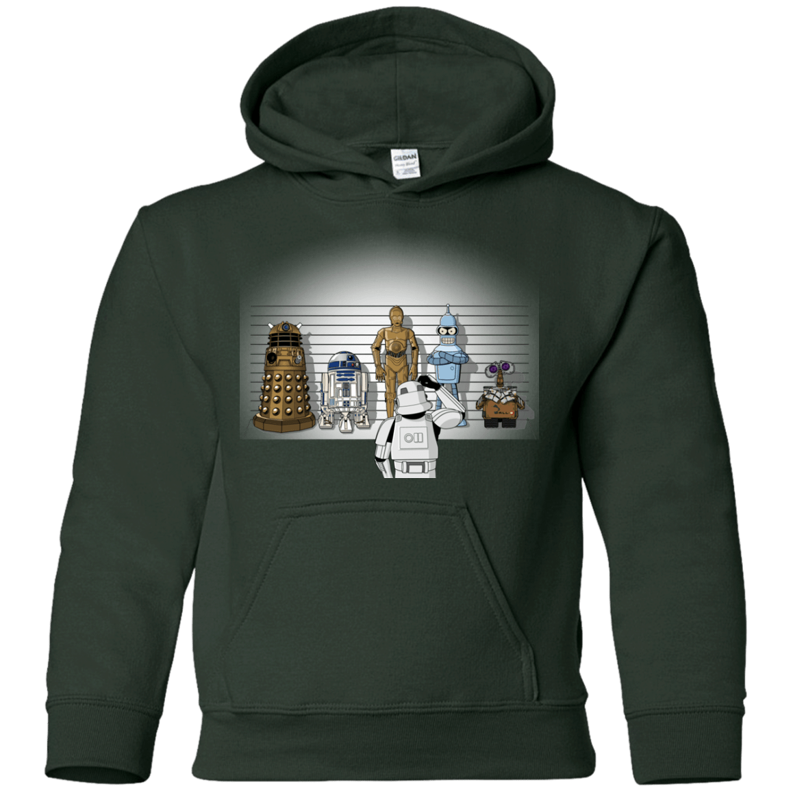 Sweatshirts Forest Green / YS Are These Droids Youth Hoodie