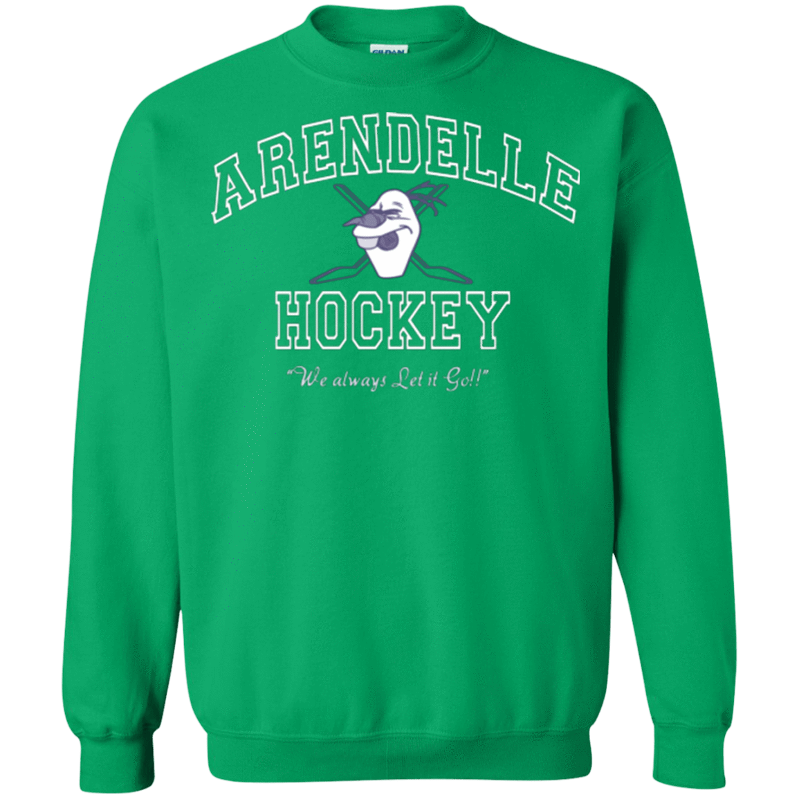 Sweatshirts Irish Green / Small Arendelle University Crewneck Sweatshirt