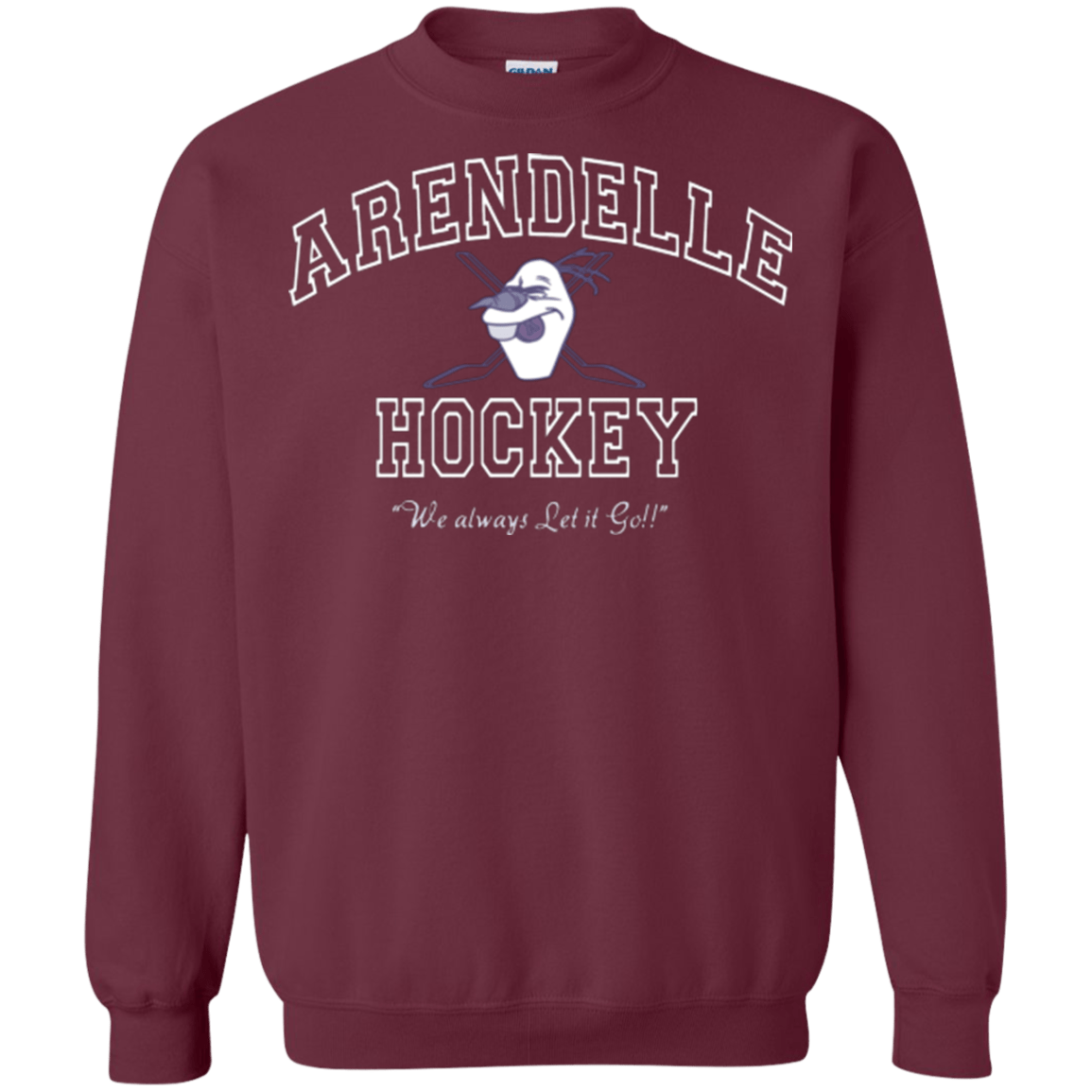 Sweatshirts Maroon / Small Arendelle University Crewneck Sweatshirt