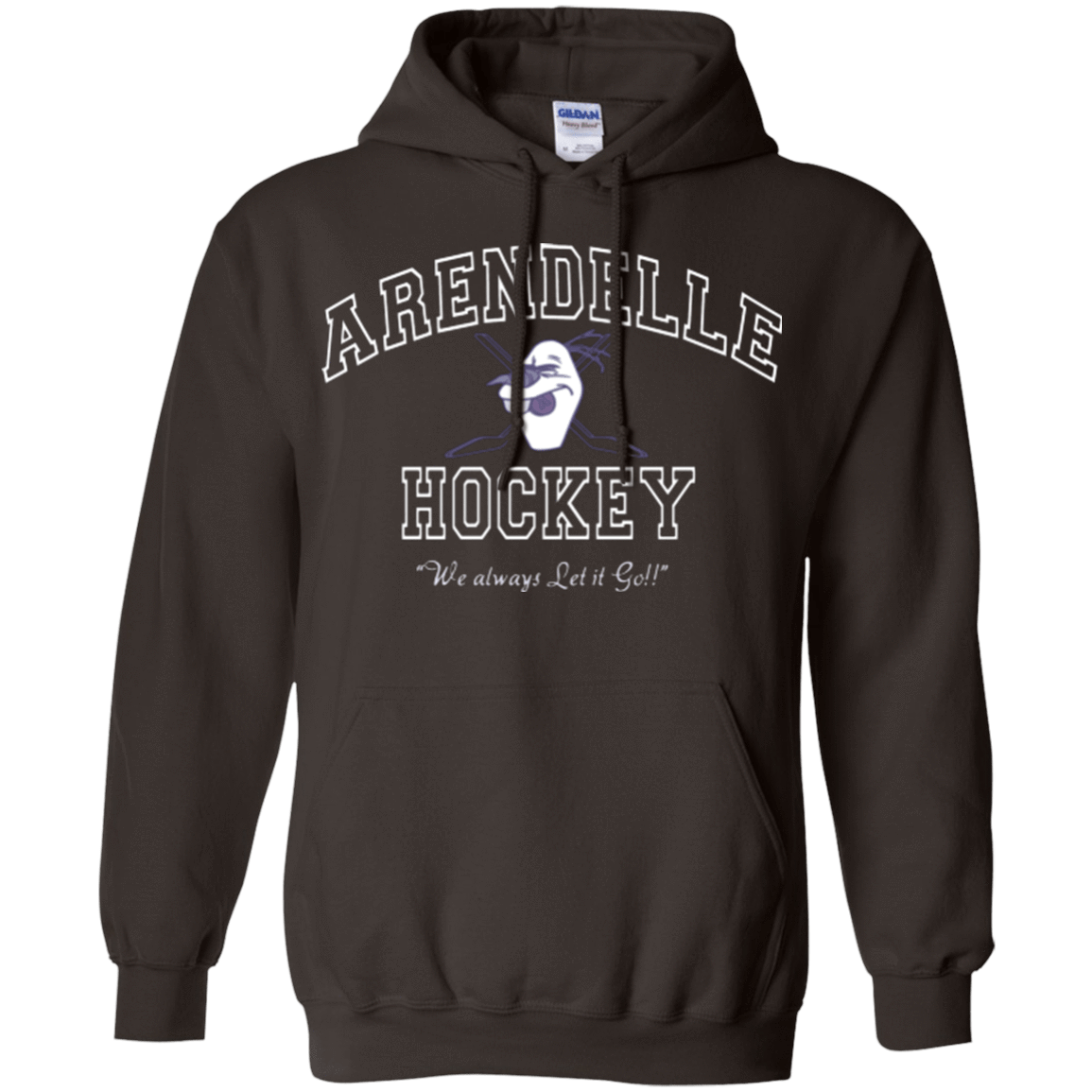 Sweatshirts Dark Chocolate / Small Arendelle University Pullover Hoodie