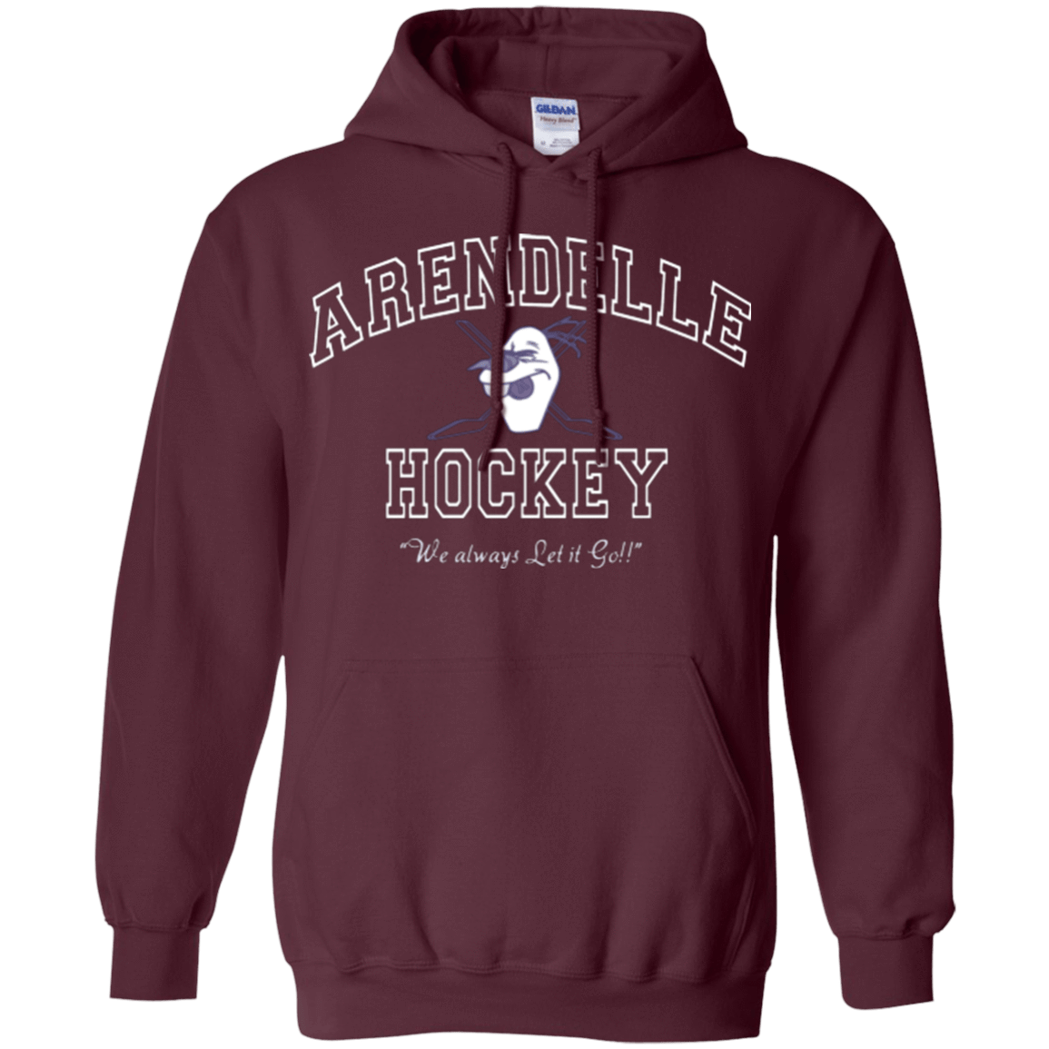 Sweatshirts Maroon / Small Arendelle University Pullover Hoodie