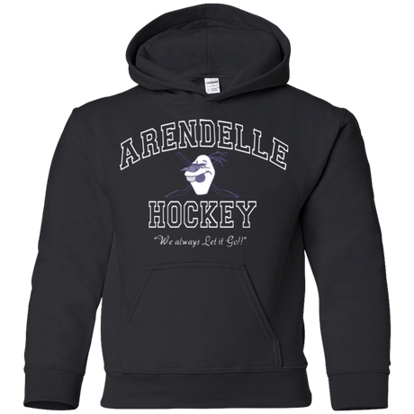 Sweatshirts Black / YS Arendelle University Youth Hoodie