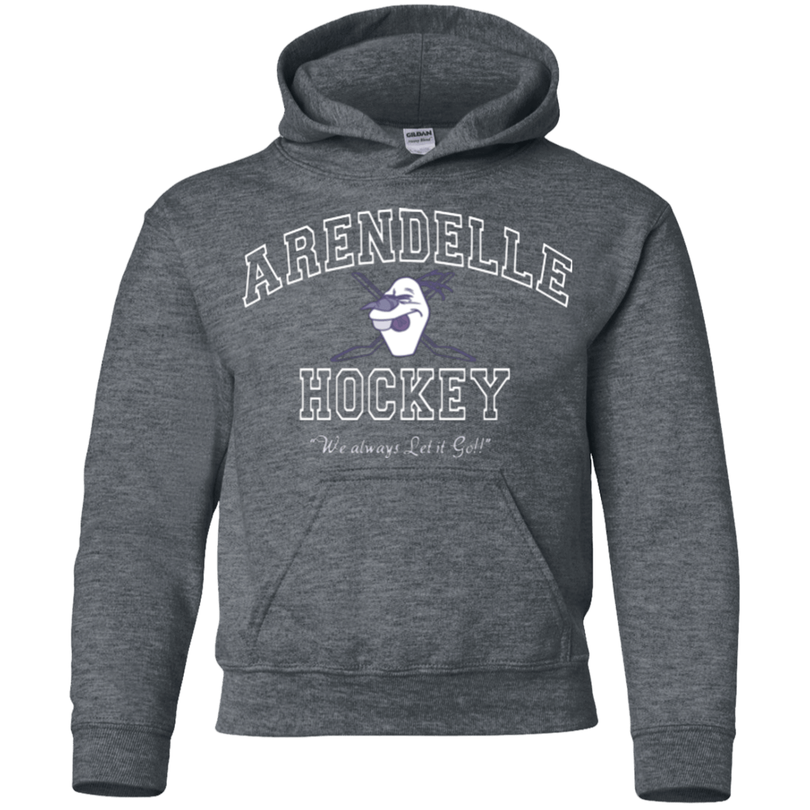 Sweatshirts Dark Heather / YS Arendelle University Youth Hoodie