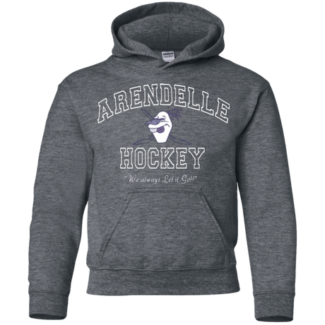 Sweatshirts Dark Heather / YS Arendelle University Youth Hoodie