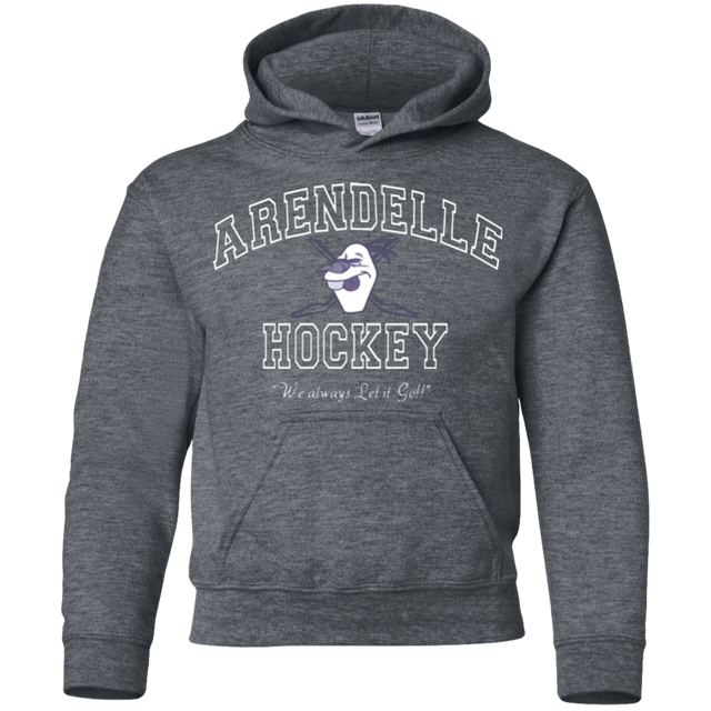 Sweatshirts Dark Heather / YS Arendelle University Youth Hoodie