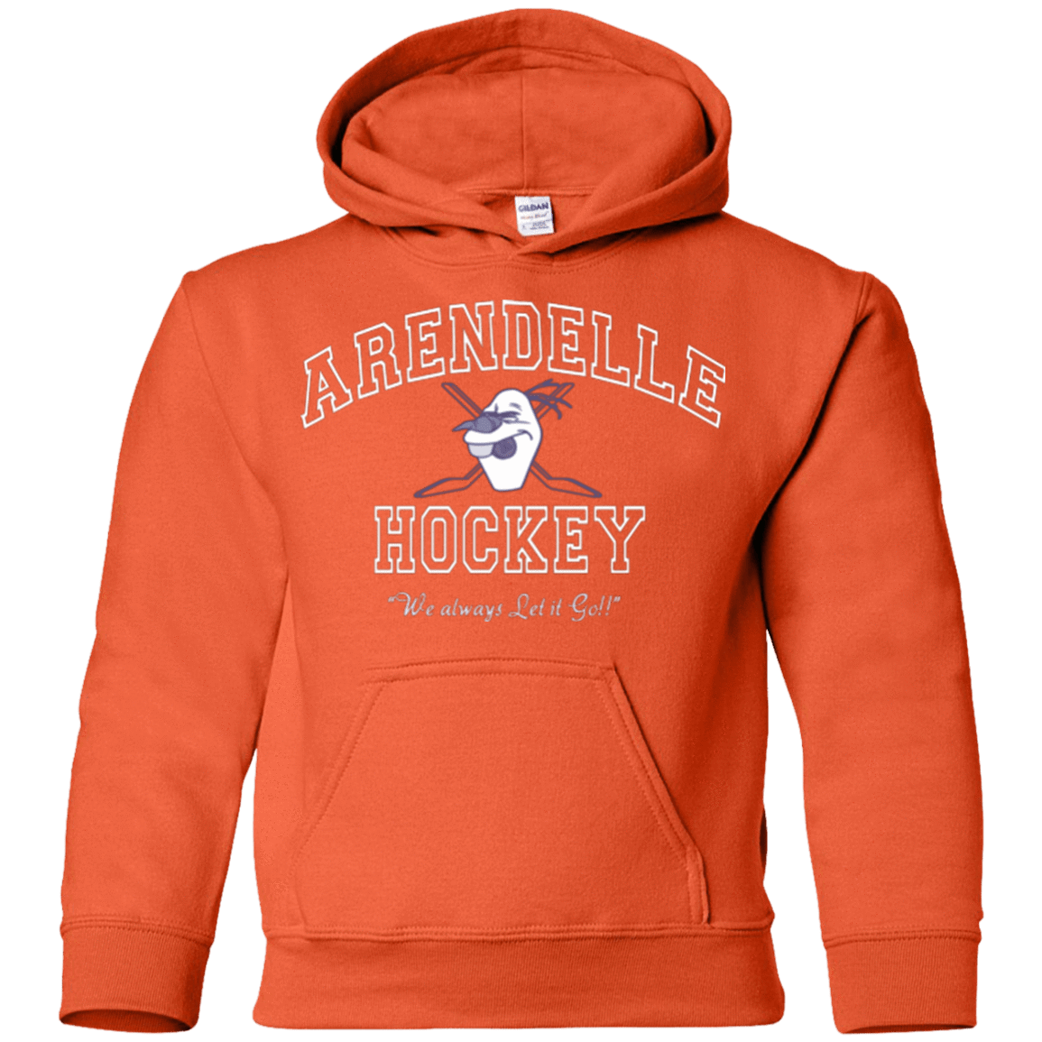 Sweatshirts Orange / YS Arendelle University Youth Hoodie