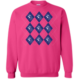 Sweatshirts Heliconia / S Argyle Tardis Crewneck Sweatshirt