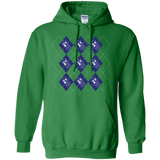 Sweatshirts Irish Green / S Argyle Tardis Pullover Hoodie