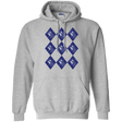 Sweatshirts Sport Grey / S Argyle Tardis Pullover Hoodie