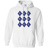 Sweatshirts White / S Argyle Tardis Pullover Hoodie