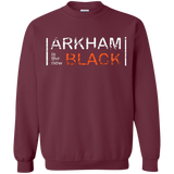Sweatshirts Maroon / Small Arkham Black Crewneck Sweatshirt