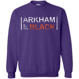 Sweatshirts Purple / Small Arkham Black Crewneck Sweatshirt