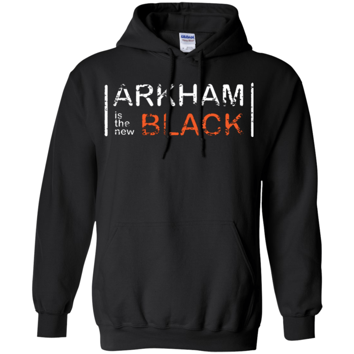 Sweatshirts Black / Small Arkham Black Pullover Hoodie