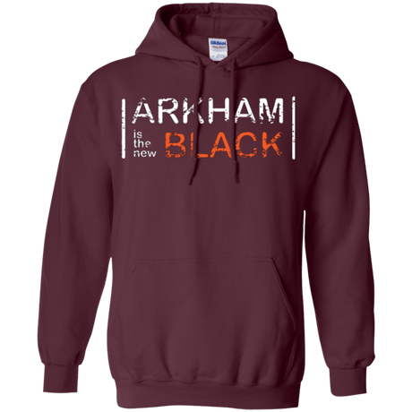 Sweatshirts Maroon / Small Arkham Black Pullover Hoodie