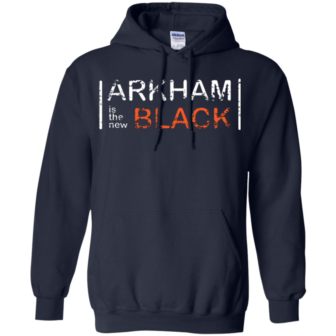 Sweatshirts Navy / Small Arkham Black Pullover Hoodie