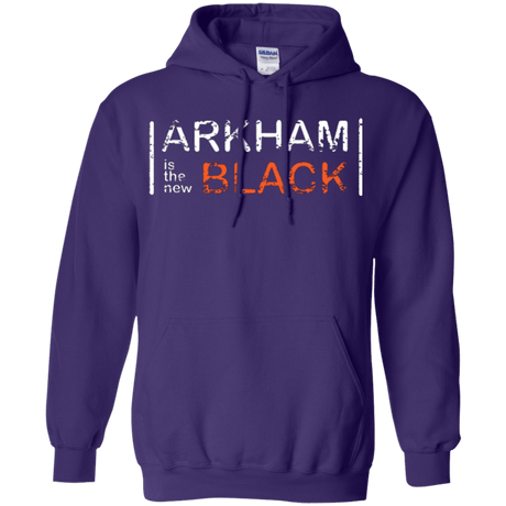 Sweatshirts Purple / Small Arkham Black Pullover Hoodie