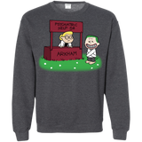 Sweatshirts Dark Heather / Small Arkham Help Crewneck Sweatshirt