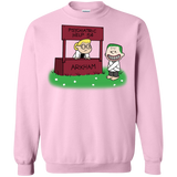 Sweatshirts Light Pink / Small Arkham Help Crewneck Sweatshirt