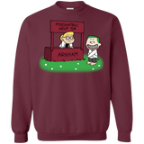 Sweatshirts Maroon / Small Arkham Help Crewneck Sweatshirt