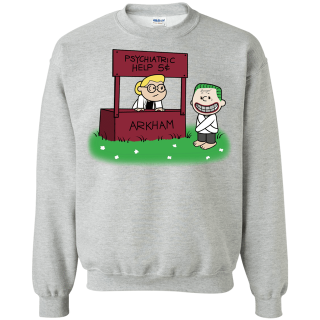 Sweatshirts Sport Grey / Small Arkham Help Crewneck Sweatshirt