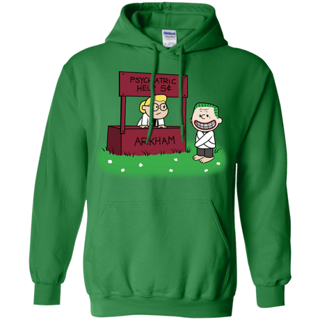 Sweatshirts Irish Green / Small Arkham Help Pullover Hoodie