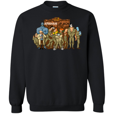 Sweatshirts Black / Small ARKHAM is the new Black Crewneck Sweatshirt