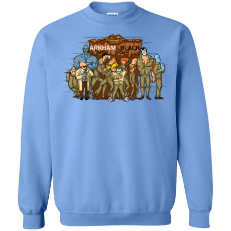 Sweatshirts Carolina Blue / Small ARKHAM is the new Black Crewneck Sweatshirt