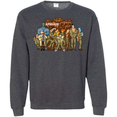 Sweatshirts Dark Heather / Small ARKHAM is the new Black Crewneck Sweatshirt