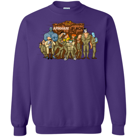 Sweatshirts Purple / Small ARKHAM is the new Black Crewneck Sweatshirt