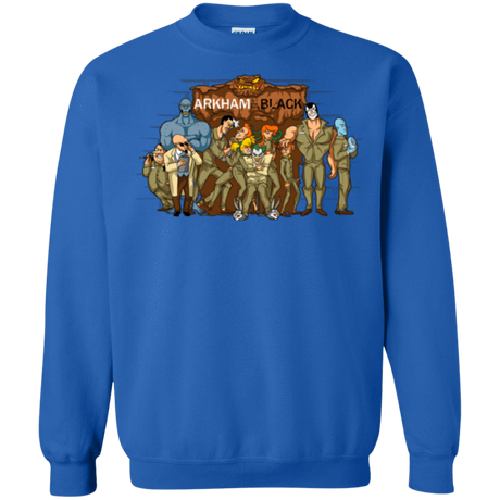 Sweatshirts Royal / Small ARKHAM is the new Black Crewneck Sweatshirt