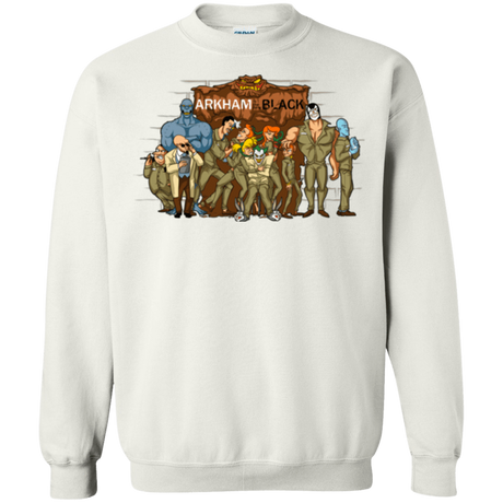 Sweatshirts White / Small ARKHAM is the new Black Crewneck Sweatshirt