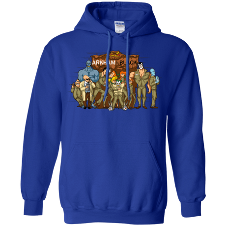 Sweatshirts Royal / Small ARKHAM is the new Black Pullover Hoodie