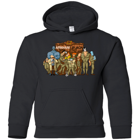 Sweatshirts Black / YS ARKHAM is the new Black Youth Hoodie