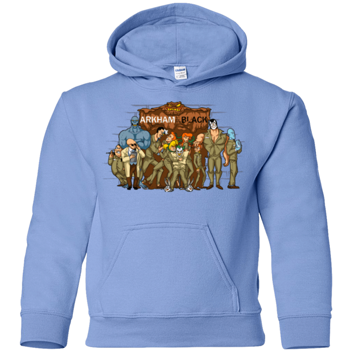 Sweatshirts Carolina Blue / YS ARKHAM is the new Black Youth Hoodie