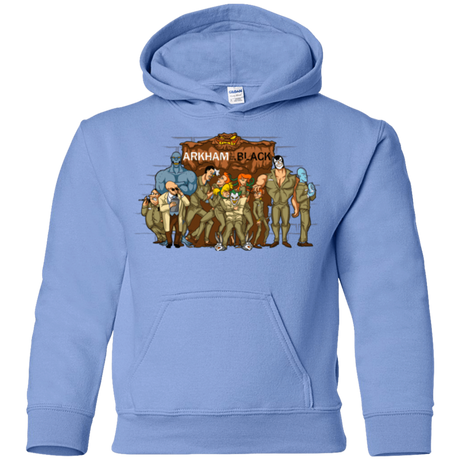 Sweatshirts Carolina Blue / YS ARKHAM is the new Black Youth Hoodie