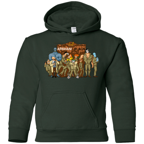 Sweatshirts Forest Green / YS ARKHAM is the new Black Youth Hoodie