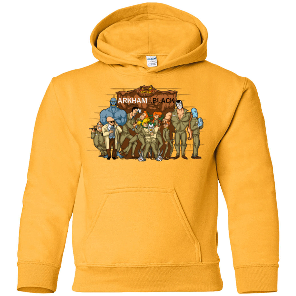 Sweatshirts Gold / YS ARKHAM is the new Black Youth Hoodie
