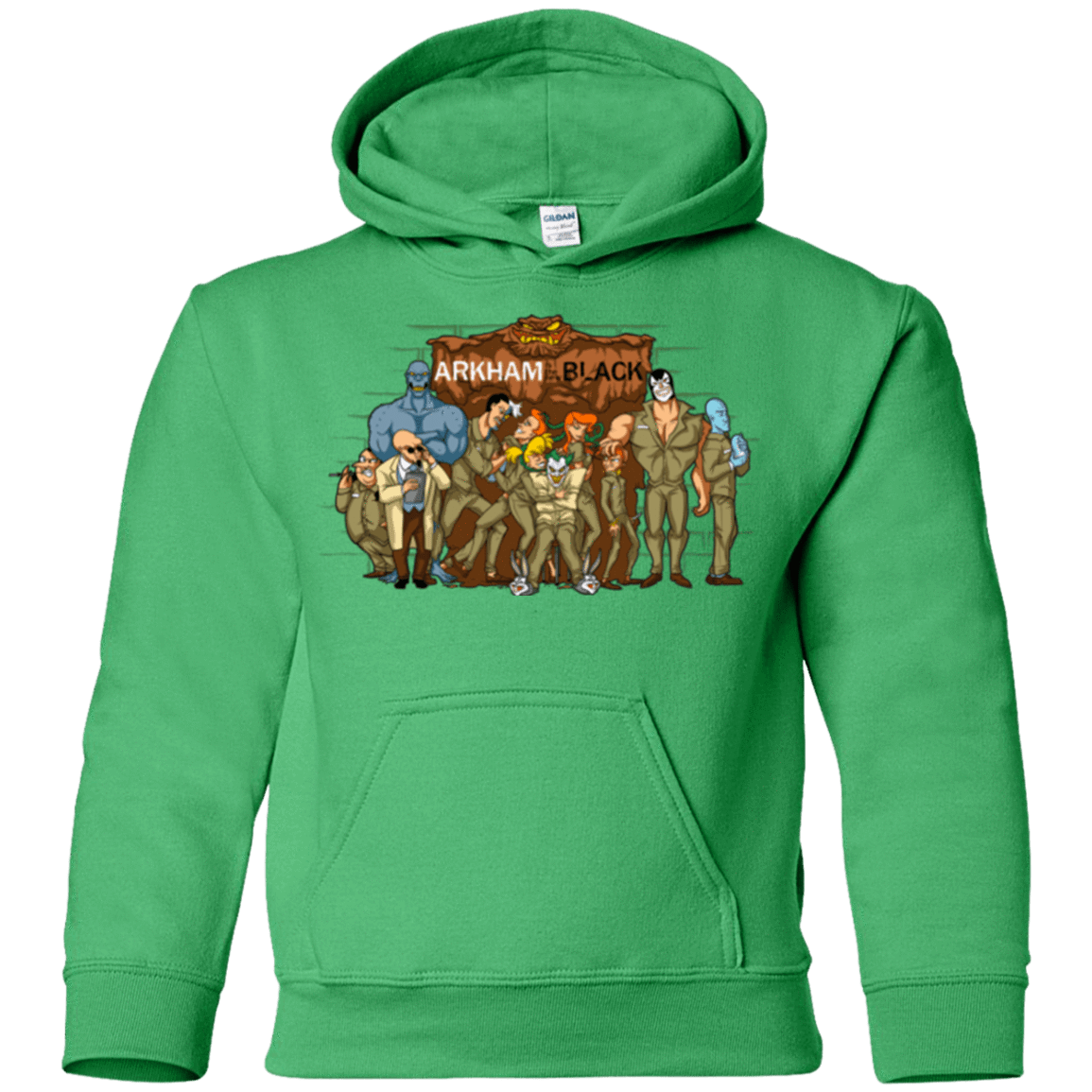 Sweatshirts Irish Green / YS ARKHAM is the new Black Youth Hoodie