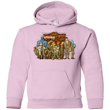 Sweatshirts Light Pink / YS ARKHAM is the new Black Youth Hoodie