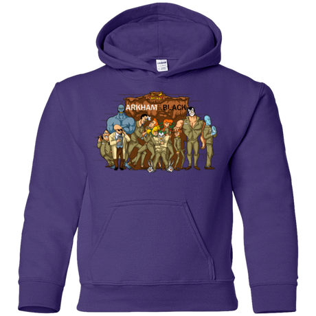 Sweatshirts Purple / YS ARKHAM is the new Black Youth Hoodie