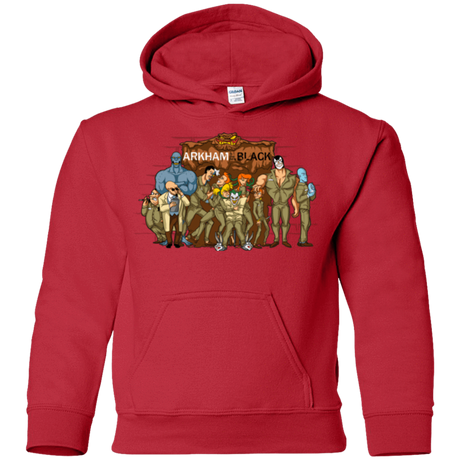 Sweatshirts Red / YS ARKHAM is the new Black Youth Hoodie