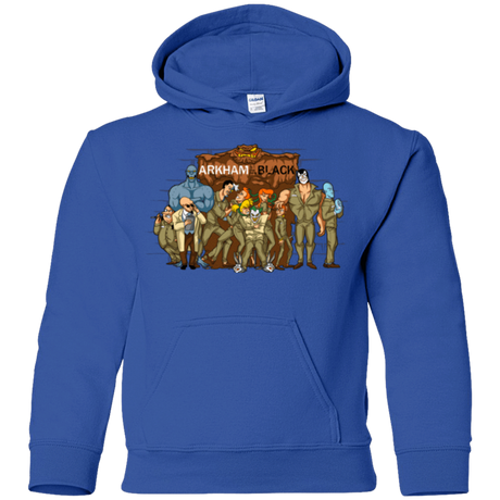 Sweatshirts Royal / YS ARKHAM is the new Black Youth Hoodie