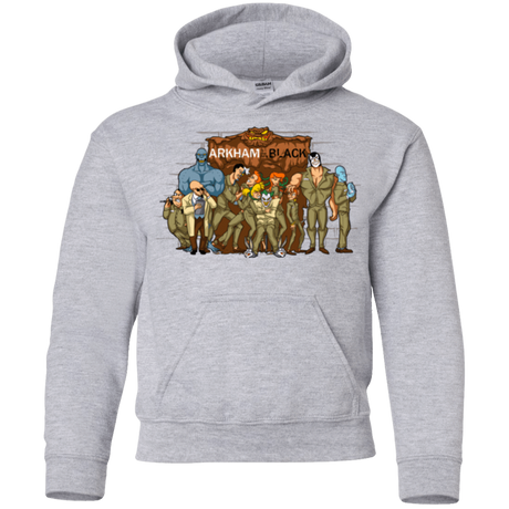 Sweatshirts Sport Grey / YS ARKHAM is the new Black Youth Hoodie