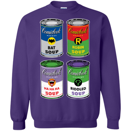 Sweatshirts Purple / Small Arkham Soup Crewneck Sweatshirt