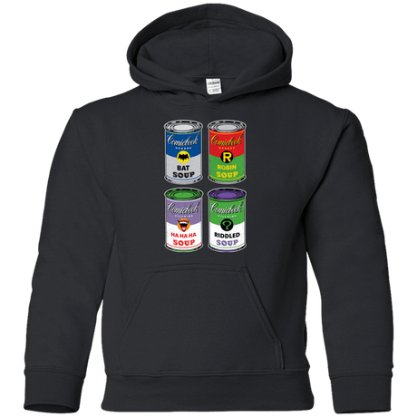 Sweatshirts Black / YS Arkham Soup Youth Hoodie