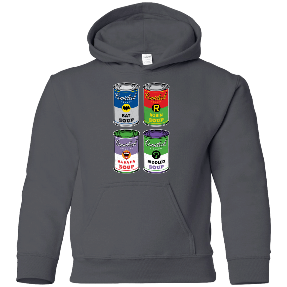 Sweatshirts Charcoal / YS Arkham Soup Youth Hoodie