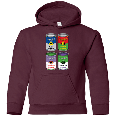 Sweatshirts Maroon / YS Arkham Soup Youth Hoodie